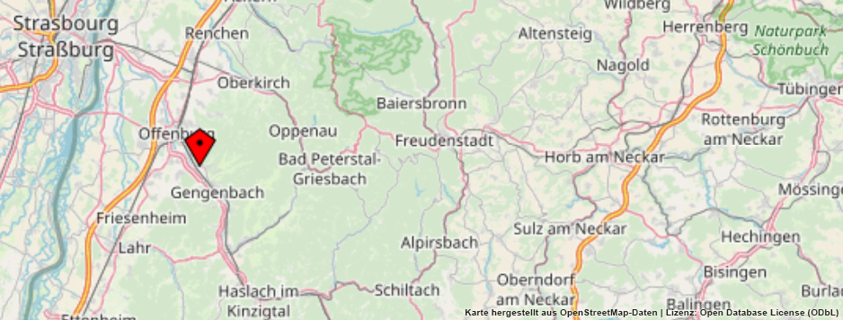 Karte Ohlsbach